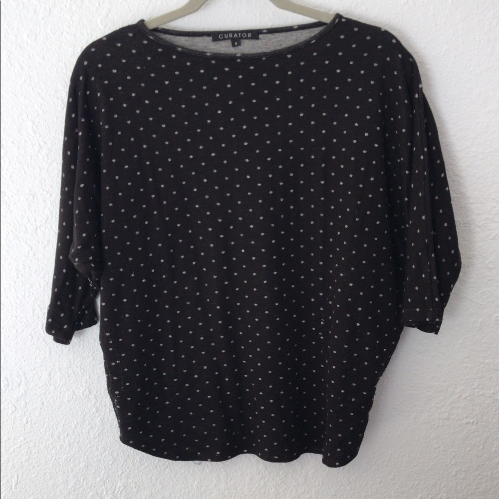 3/4 sleeve slouchy tee